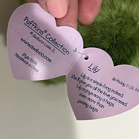 Puffkins green, vintage 1997 , tags attached, excelle t condition - Picture 3 of 3